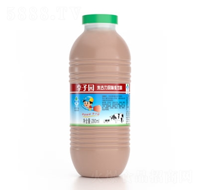 李子園朱古力風味甜牛奶乳飲料280ml